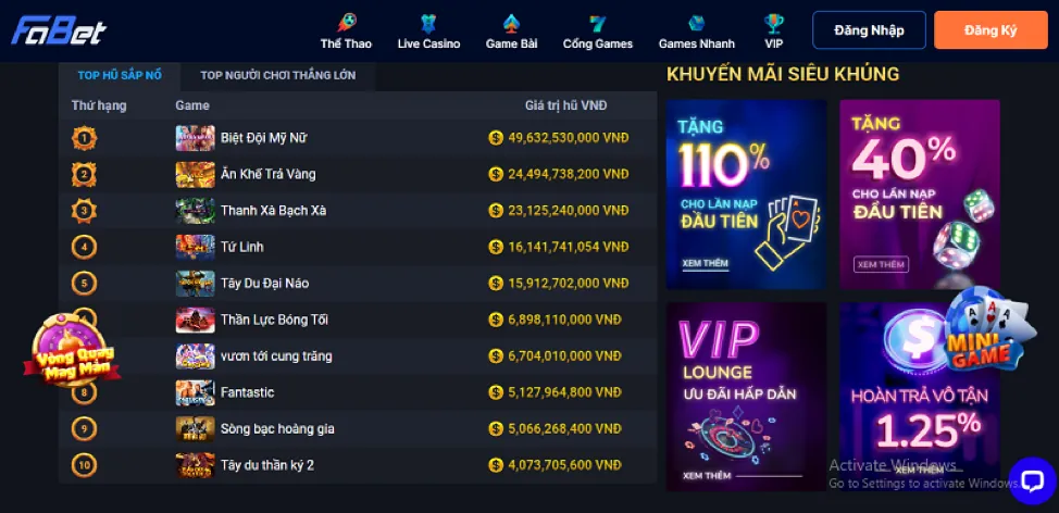 Cấp độ VIP Đồng Betvisa